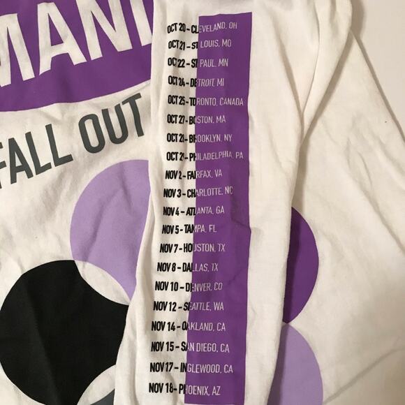 Fall Out Boy Mania Tour Long Sleeve Concert Shirt - Picture 4 of 6